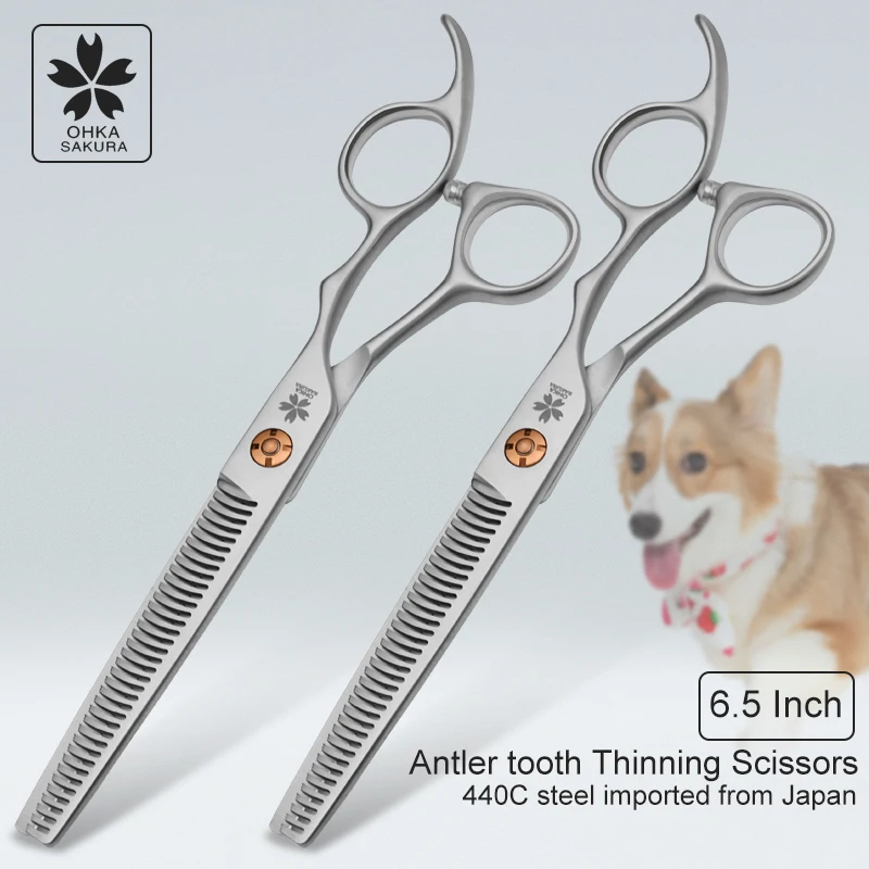 Antler tooth scissors 6.5 