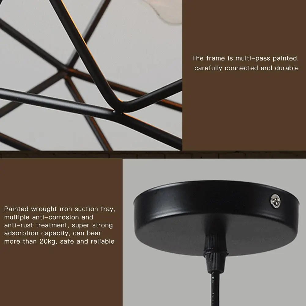 Новое поступление ретро-лампа В индустриальном стиле с черными бриллиантами для