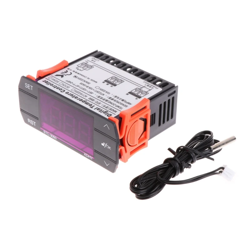 Цифровой регулятор температуры 110 220 В переменного тока 30 А Стандартный сенсорный