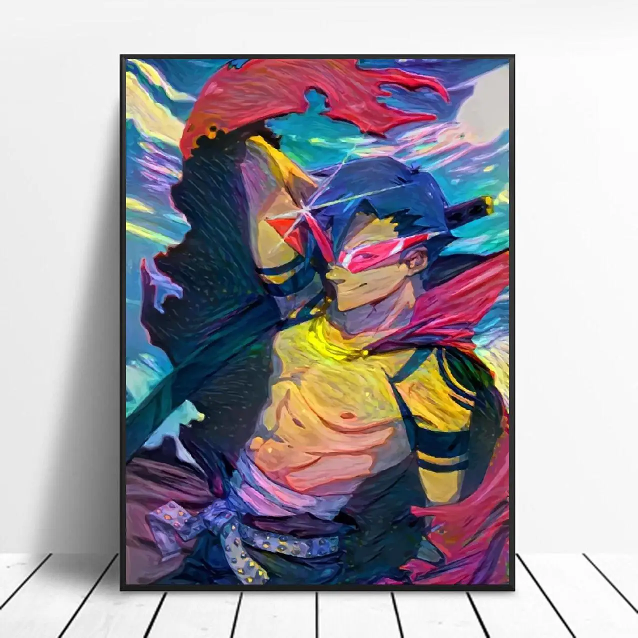 Картина на холсте Kamina Jiha для декорирования спальни и гостиной в современном минималистичном стиле.