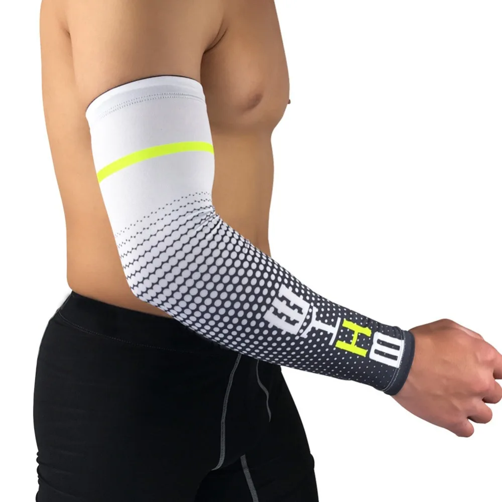 

1 Pc Cool Men Sport Cycling Running Fishing Bicycle UV Sun Protection Cuff Cover Protective Arm Sleeve Bike Arm Warmers Sleeves