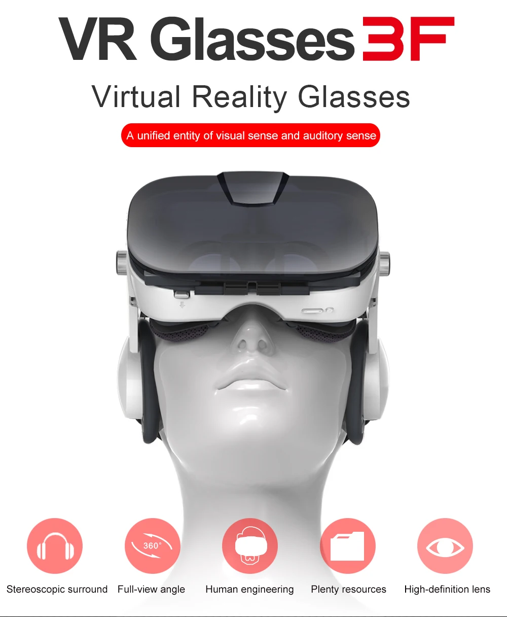 FiiT 112 FOV VR Очки виртуальной реальности удаленные 3D Android картон VR 3D гарнитура стерео шлем коробка для смартфонов 4,0-6,2 дюймов