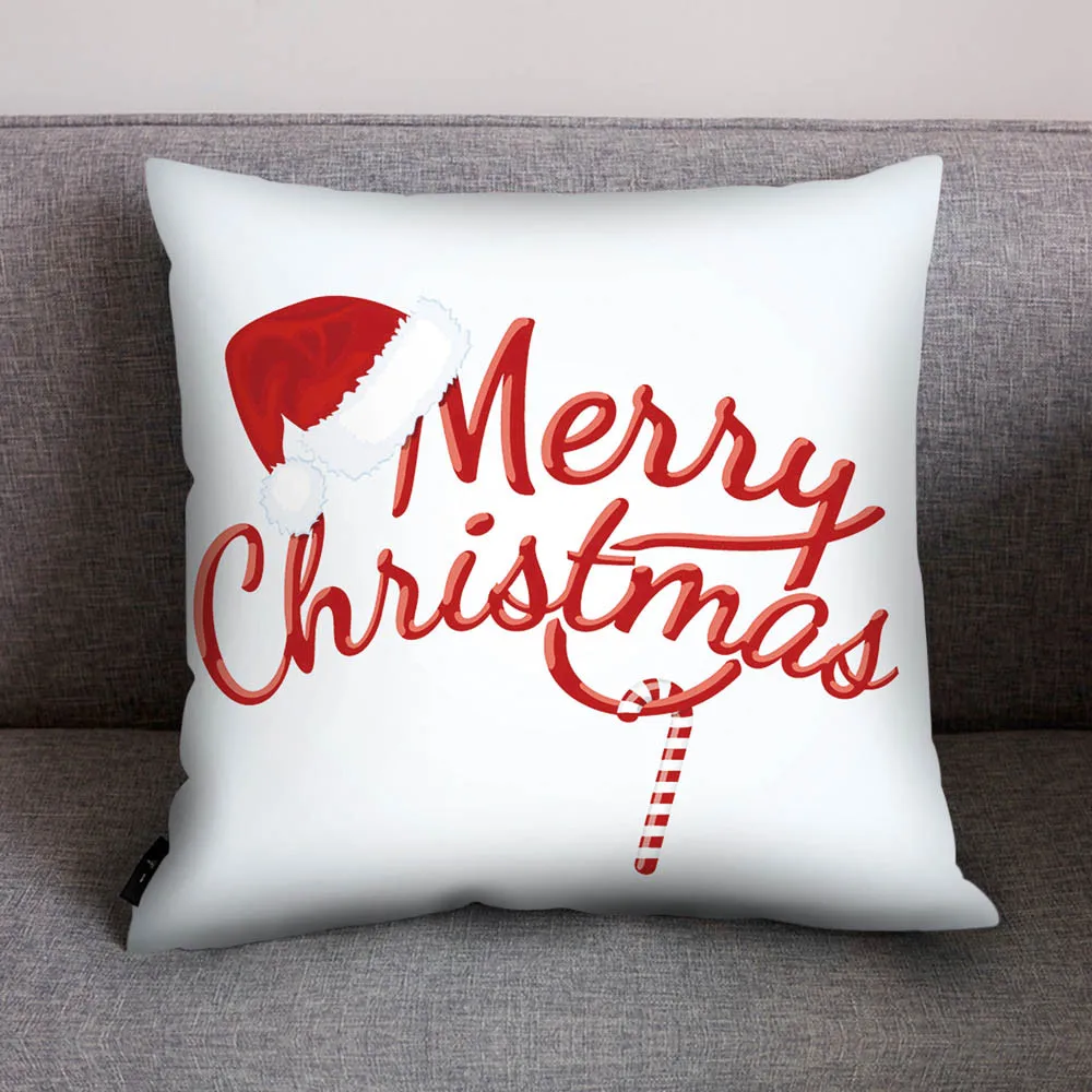 Рождественские наволочки на подушки Санта Клаус Рождественская елка Подушка с