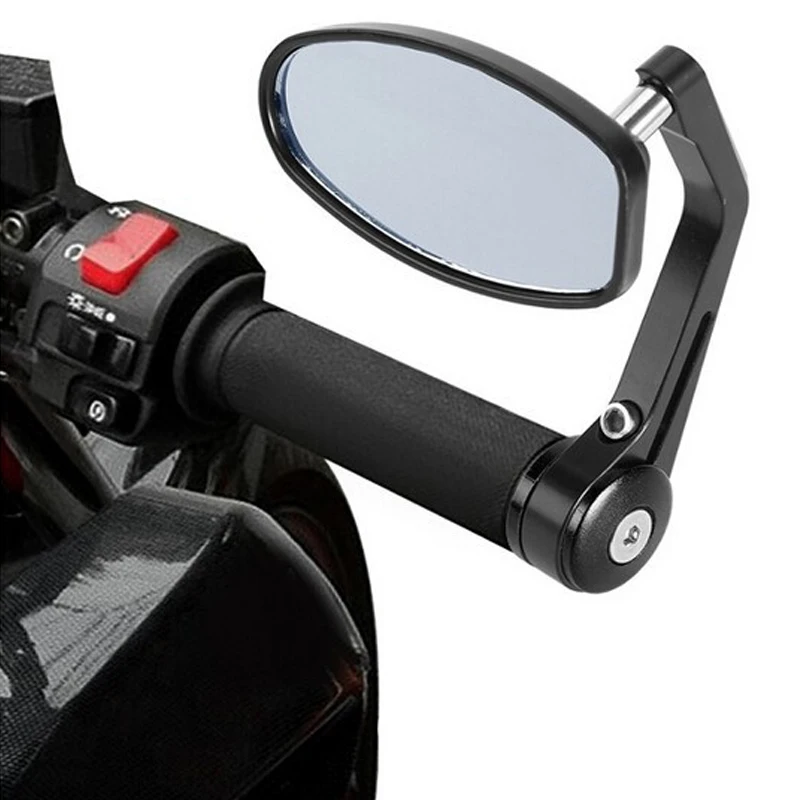 

Flexible 7/8" Handlebar Aluminum Alloy Motorcycle Accessories Motocycle Rearview Mirrors Moto End Motor Side Mirrors
