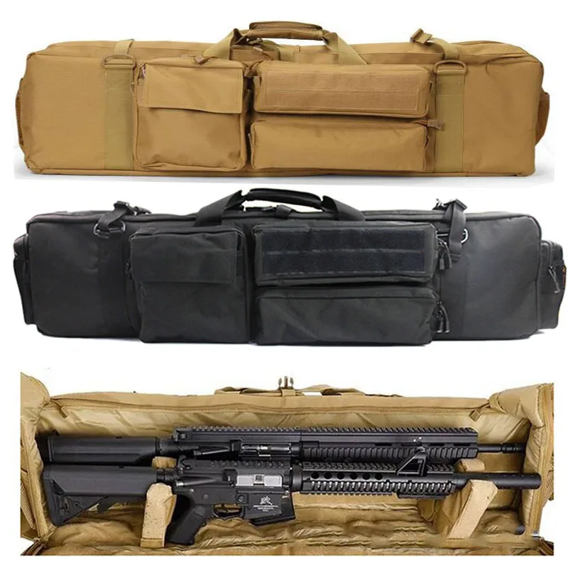 Tactical Airsoft Rifle Gun Bag Backpack For M249 M4A1 M16 AR15 Military Outdoor Sniper Carbine Shooting Carrying Protection Case|Сумки для
