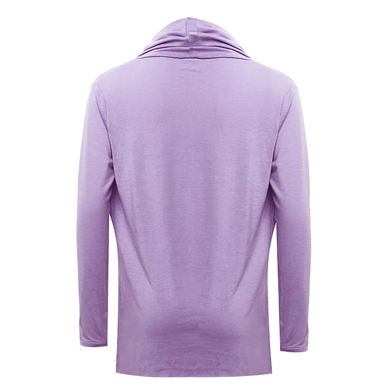 

Bigsweety Women Casual Long Sleeve T Shirts Tee Tops Fashion Spring Autumn Irregular Style Cross T-Shirt