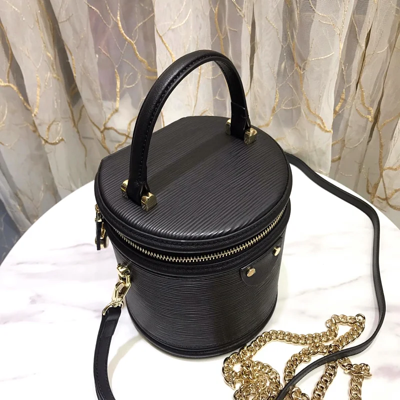 

Simple PU Leather Totes Bag Women Classic Creative Delicate Design Chic Round Circle Mini Portable Travel Handbags