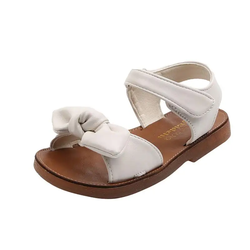 

2021 Summer Kids Sandals For Girls Princess Shoes Children Beach Little Girls Open Toe Flat Pearl Casual Sandals Fashion Shoes