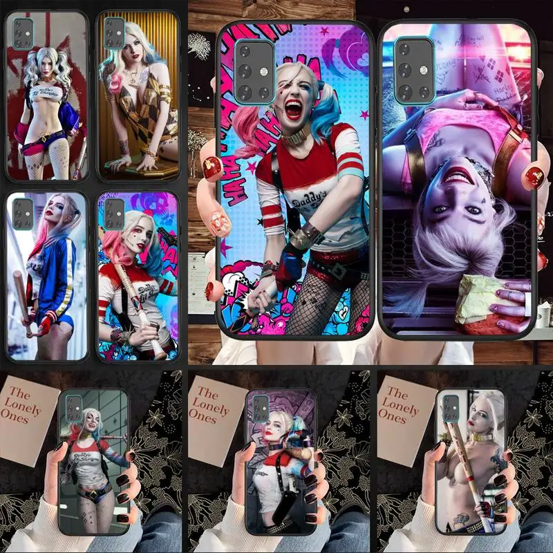 

Sexy Quinnes girl Harleys Phone Case For Samsung A11 A12 A71 A80 M10 M20 M21 M30 M31 M31S 5G Cover Fundas