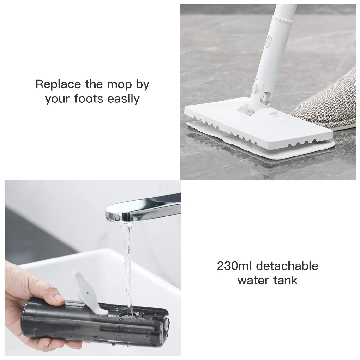 Проводной многофункциональный отпариватель DEERMA машина для мытья пола ZQ610 со