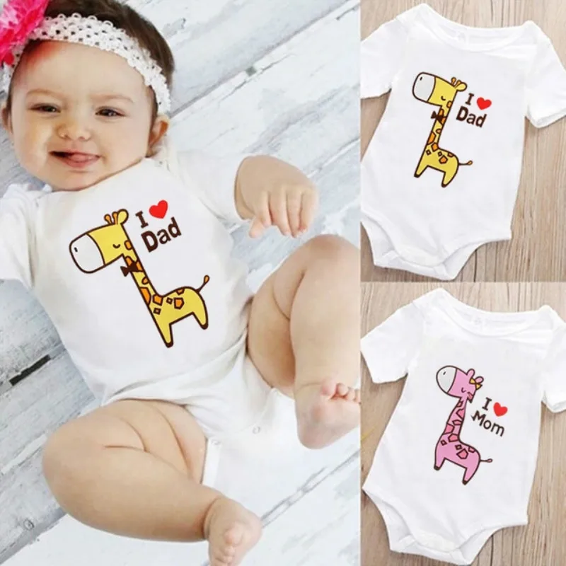 Комбинезон для младенцев с коротким рукавом из хлопка | Мать и ребенок