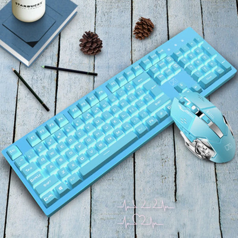 K6 P BT Keycap 104 клавиш Механическая игровая Беспроводная клавиатура для рук подходит