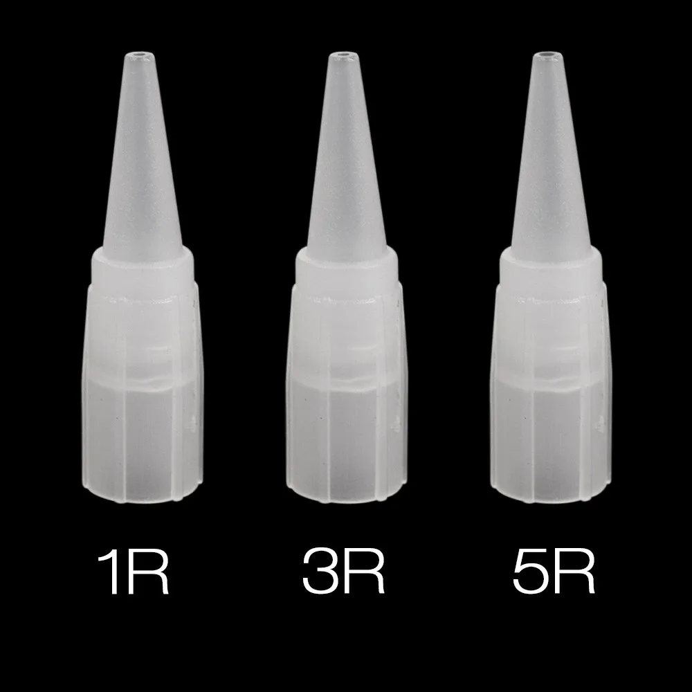 

Наконечники для татуировок, одноразовые, 1R, 3R, 5R, 100, колпачки для татуировки шт.
