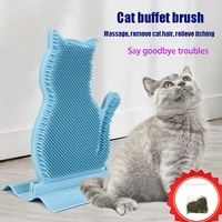 cat massage brush cat massage anti itching tool installed in the corner grass comb cat hair removal grooming device
