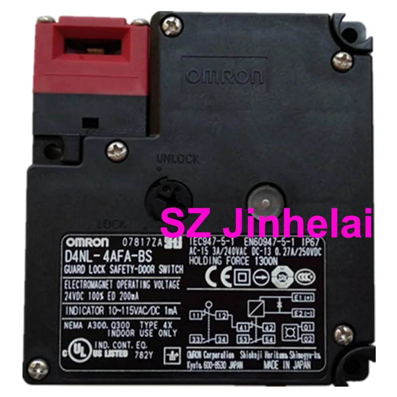

OMRON D4NL-4AFA-BS Authentic original Guard lock safety-door switch