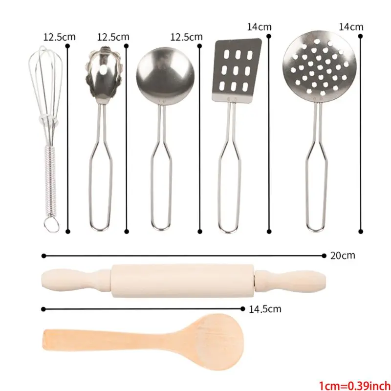 

Chef Role Play Set with Dress up Costume and Kitchen Accessories 425F