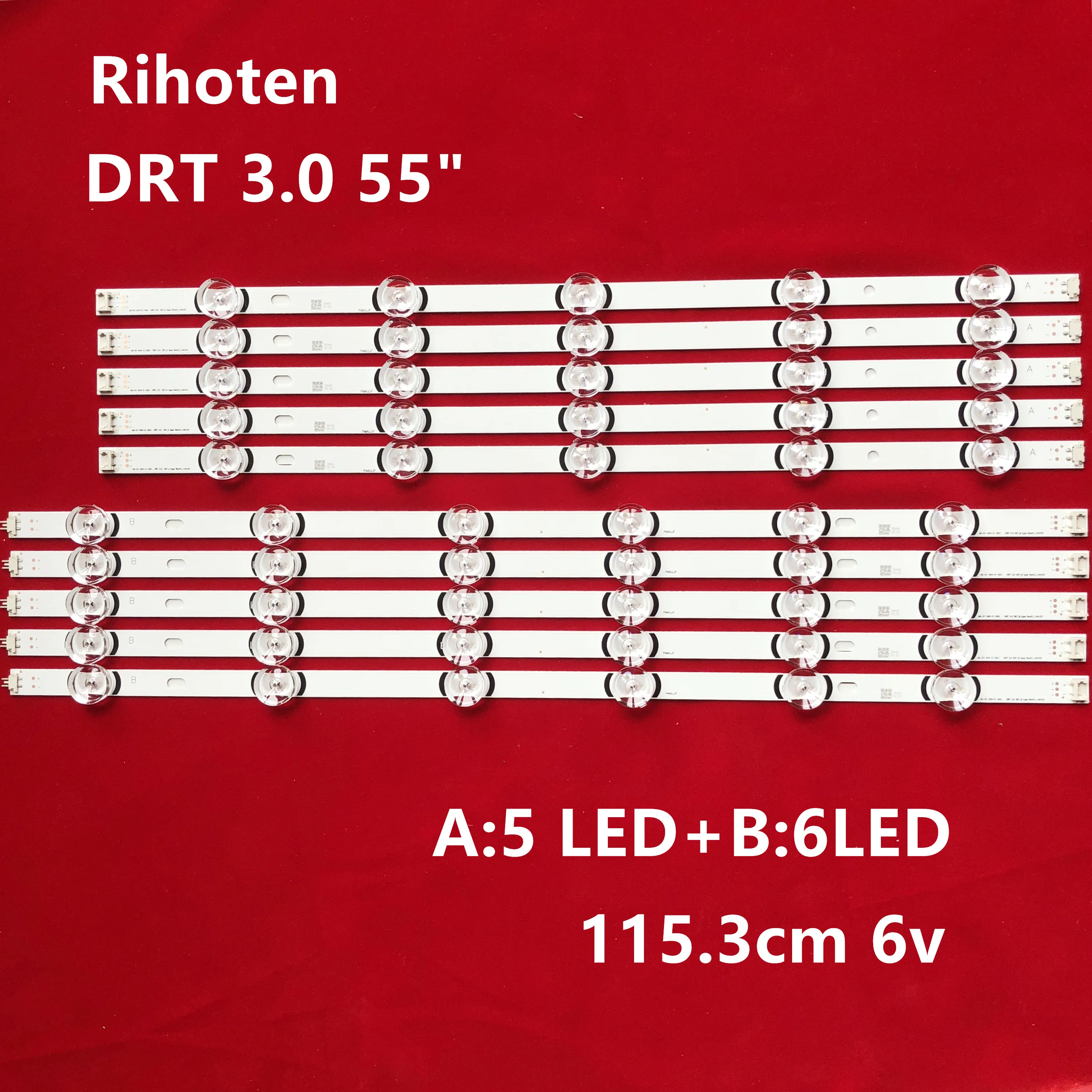 Светодиодная лента для подсветки Innotek DRT 3 0 55 55LB561V LG55LF5950 6916L 1730A 1731 1833A 1834A 1989A 1990A 1991A