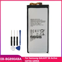 original phone battery eb bg890aba for samsung galaxy s6 active g870a g890a replacement rechargable batteries 3500mah