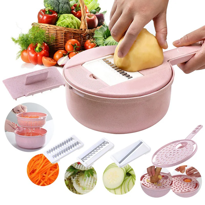 Hoomall 9в1 многофункциональный легкий измельчитель для еды терка моркови и