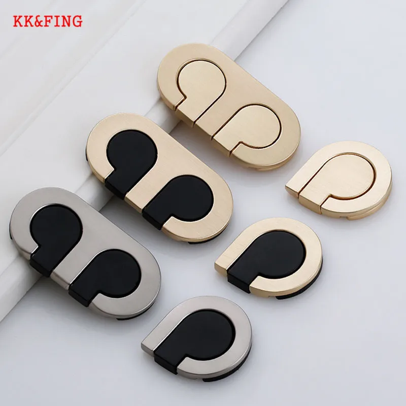 Современная модная медная матовая темная Пряжка KK & FING из цинкового сплава ручки