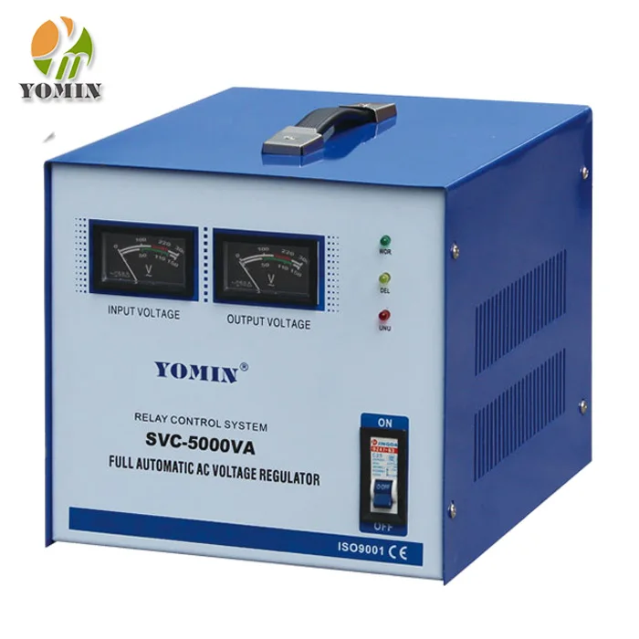 

Manufacturer of YMSVC-5 Single Phase Servo Motor Stabilizer automatic 5000VA