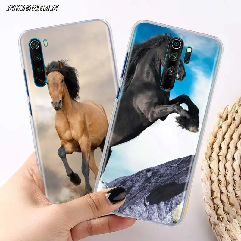 Жесткий чехол с лошадьми для Xiaomi Redmi Note 8T 7 8 Pro 9S 9 6 6A 7A 8A 9A 9C K20 K30 чехол|Бамперы| |