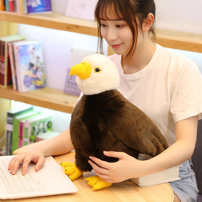 

Simulation Bird Eagle Plush Toy Cute Animals Hawk Stuffed Soft Toys Dolls Pillow Children Boys Birthday Gift Home Decoration