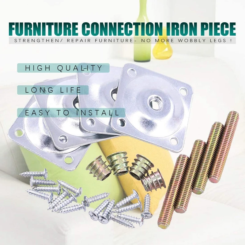 Акция! 8 комплектов крепежных пластин с болтами-вешалками винты крепежные