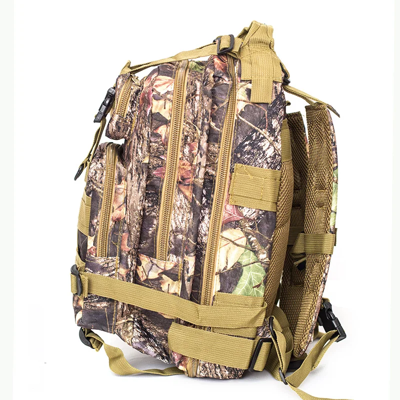Camouflage Военный Рюкзак, тактическая камуфляжная сумка, армейский Molle, штурмовой, для походов, кемпинга, охоты, рюкзаки для путешествий, велоспорта - Цвет: Camouflage