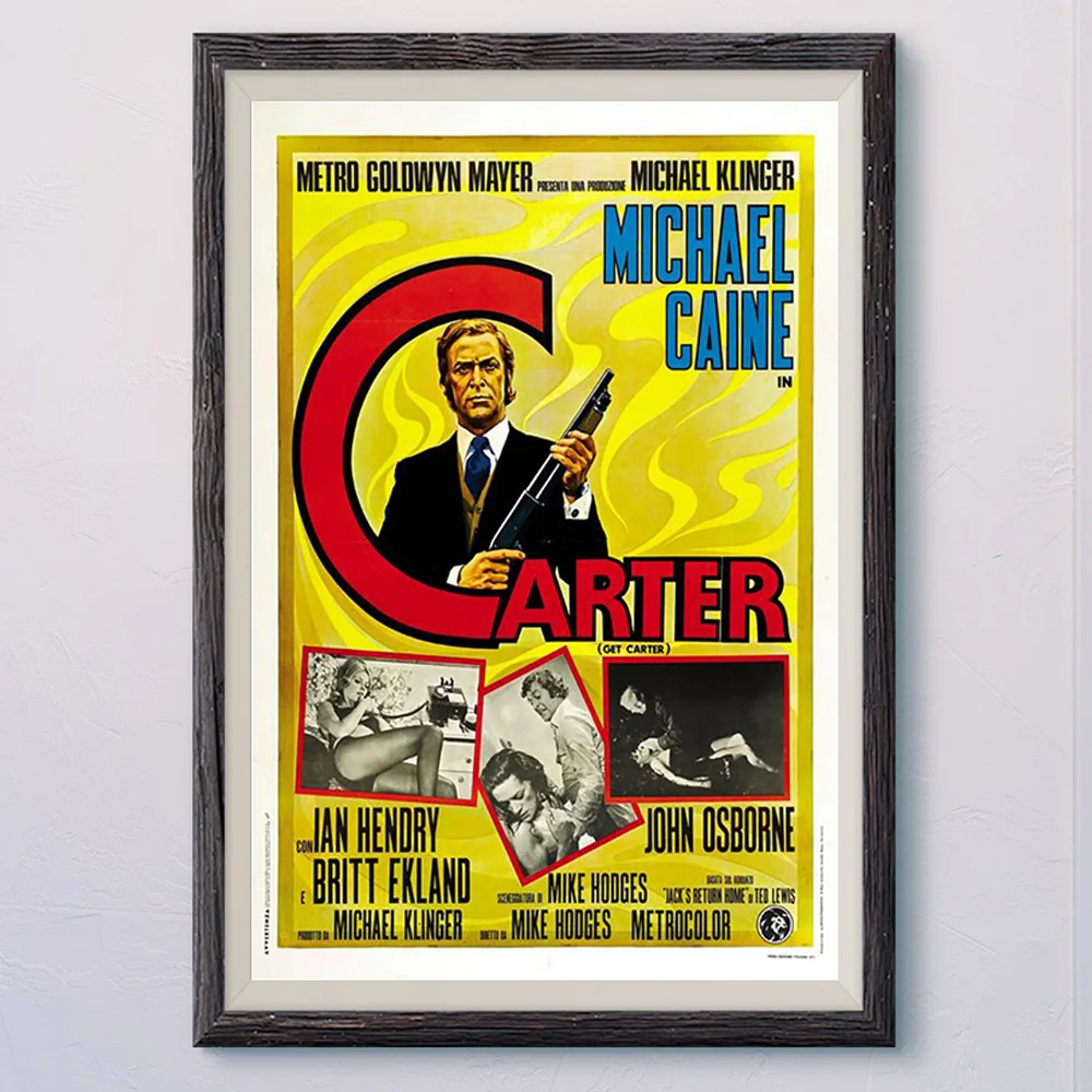 

N109 GET CARTER (5) Винтаж, классическое кино настенный Шелковый ткань HD постер художественный подарок для украшения дома