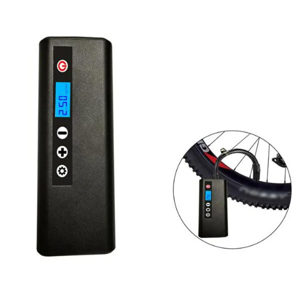 Barato Mini Bomba De Aire Eléctrica Portátil E Inalámbrica, Compresor Digital, Inflador De Aire Para Coche, Motocicleta, Bicicleta, Globo