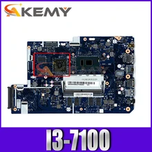 Laptop Motherboard For lenovo 110-17ikb 17.3 Inch DG710 NM-B031 with i3-7100CPU+ 4GB RAM Original motherboard 100% fully tested