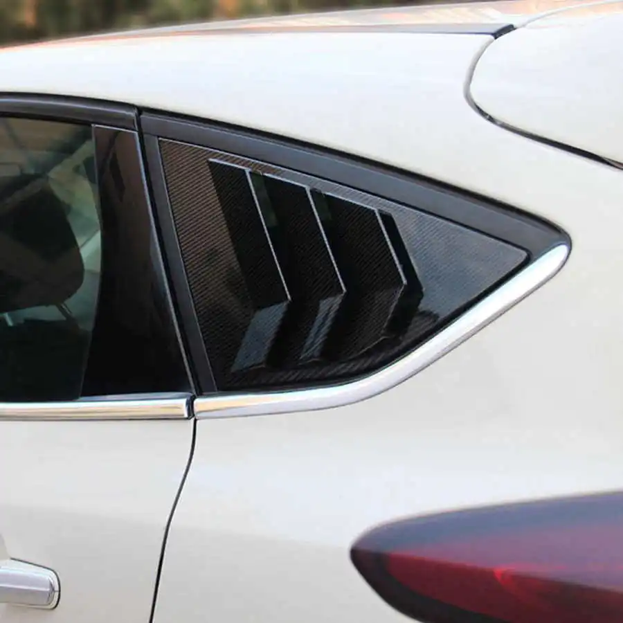 Решетка для затвора заднего стекла в стиле углеродного волокна подходит Ford Focus ST