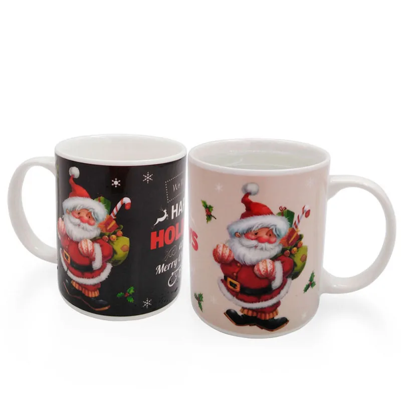 Термочувствительная керамическая кружка с изменением цвета для горячей воды 12