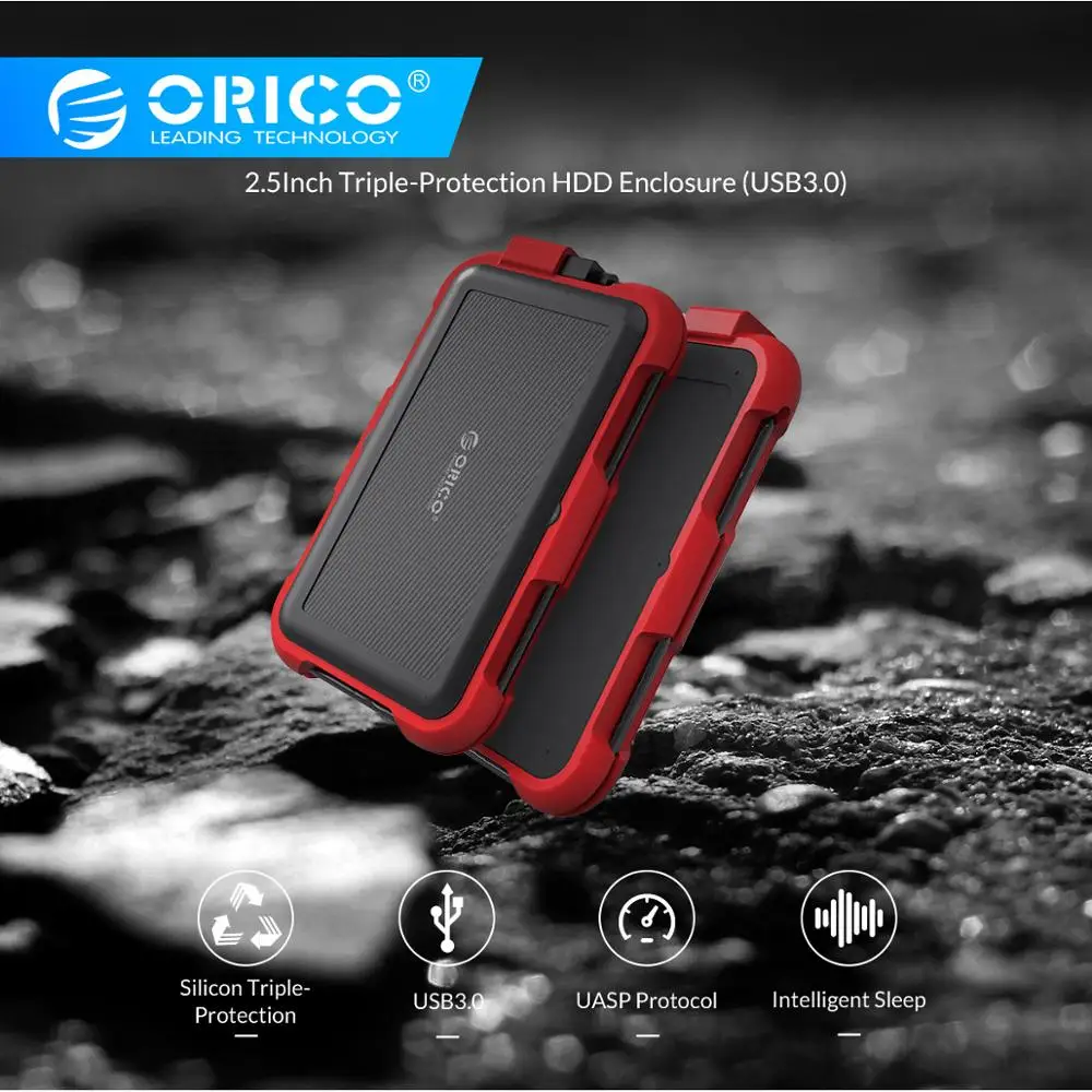 ORICO 2,5 до 3,5 дюйма адаптер жесткого диска HDD Caddy Поддержка SATA 3,0 Поддержка 7/9,5/12,5 мм 2,5 дюймов SATA hdd и SSD(1125SS