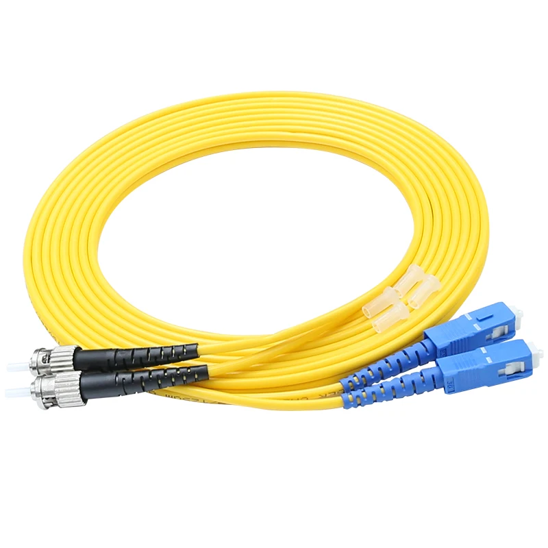 

SC UPC to ST UPC Fiber Patch Cord Jumper Cable SM Duplex Single Mode Optic for Network