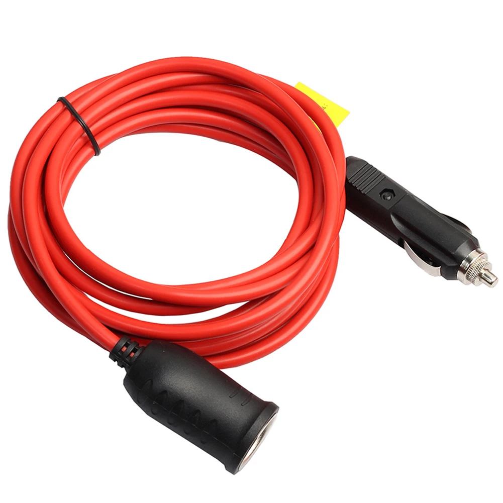 

12V 24V Car Cigarette Lighter Extension Cord Socket Styling Charger Cable Female Socket Plug Car Heavy Duty Charger Accessories