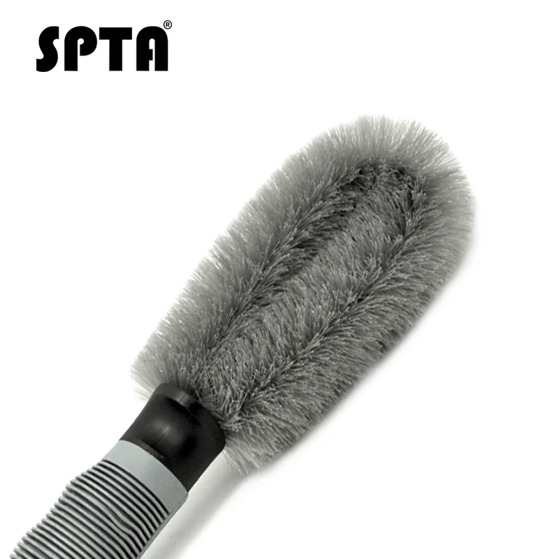 SPTA Автомобильная щетка для мытья колес, пластиковая ручка, щетка для чистки автомобиля, диски для мытья шин, щетка для мытья Авто, щетка для чистки автомобиля
