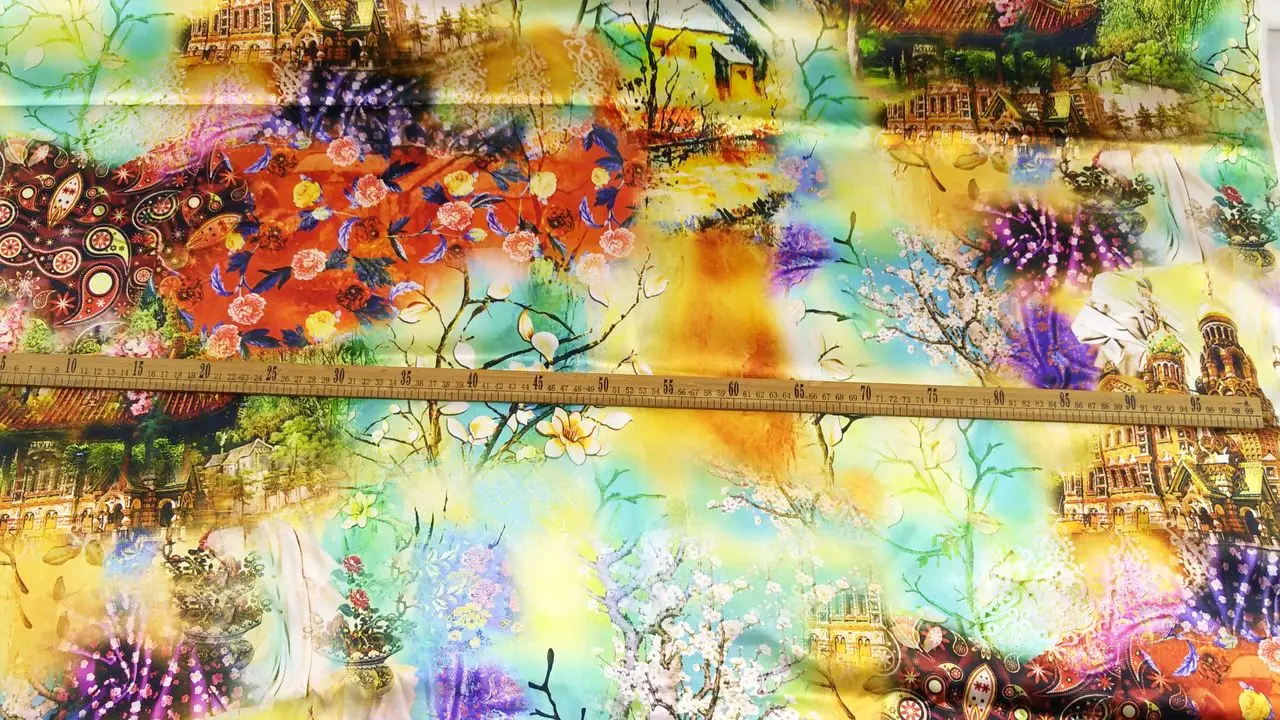 Ткань из супер Франции ткань тяжелого шелка и сатина для одежды рубашка блузка