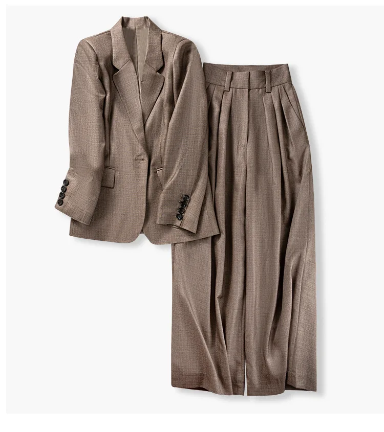 Женский деловой костюм на заказ темно-серый Офисная форма брюки женский для