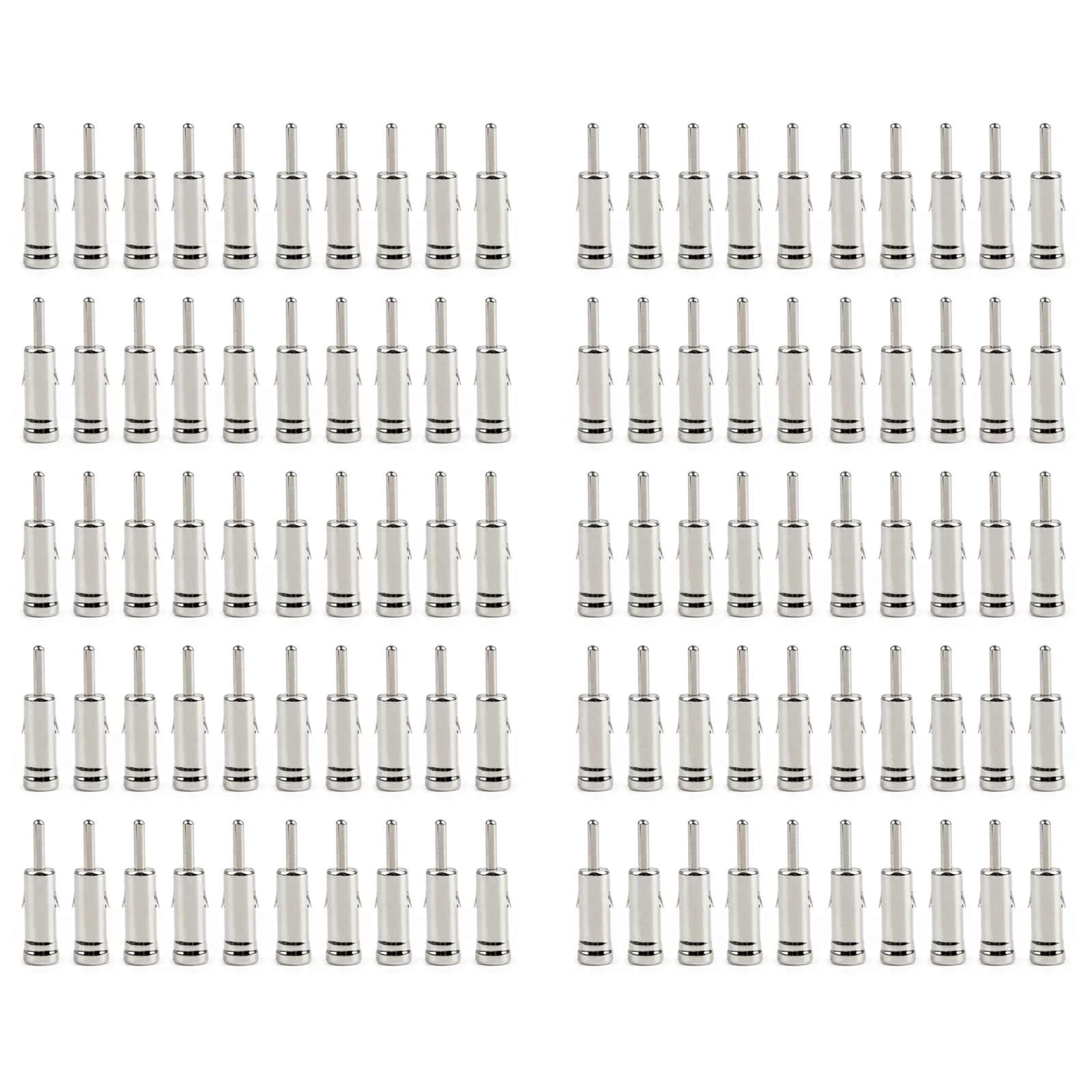 

Areyourshop Sale 100Pcs Auto Male Plug AM FM Radio Plug Aerial Antenna Cable Adapter Connector