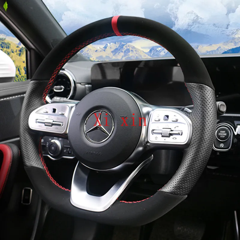 

Кожаная замша ручная строчка для Mercedes-Benz A200L/180 CLA custom