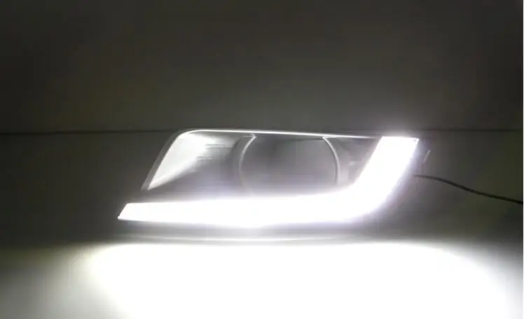 2 шт. Светодиодный дневной светильник для Ford Ranger 2015 2016 2017 2018 включение желтый