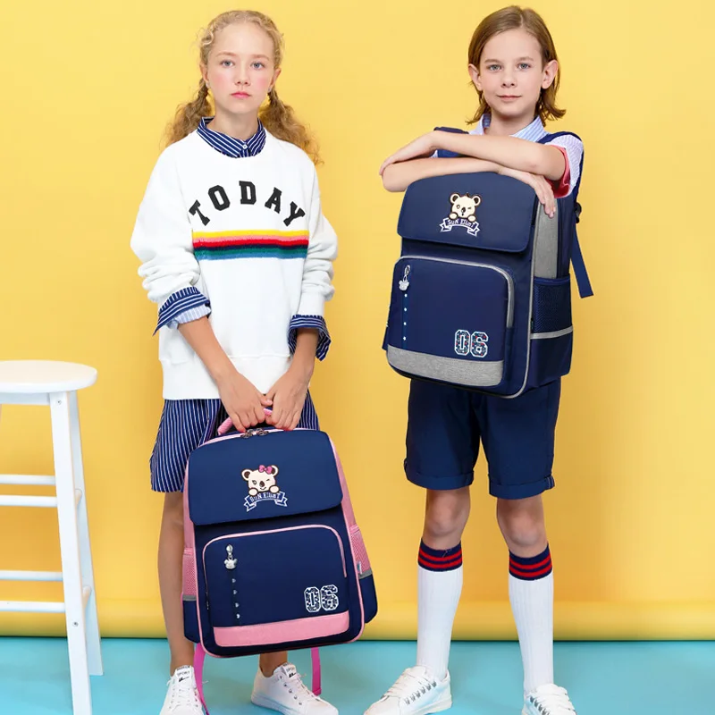 A child's Bag Boys Girls Orthopedic School Bags Multifunction Waterproof Children Backpack Kids Girl Schoolbags;rugtas kinderen