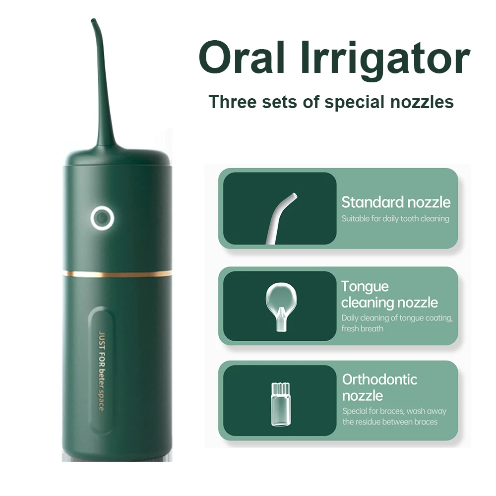 

Ирригатор полости рта портативный, 3 режима, зарядка от USB