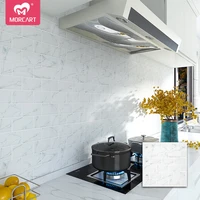 MORCAR Tile Stickers Home Waterproof Self adhesive Mosaic Vinyl Wall Kitchen Peel and Stick Backsplash Bathroom Decor paper 1pcs