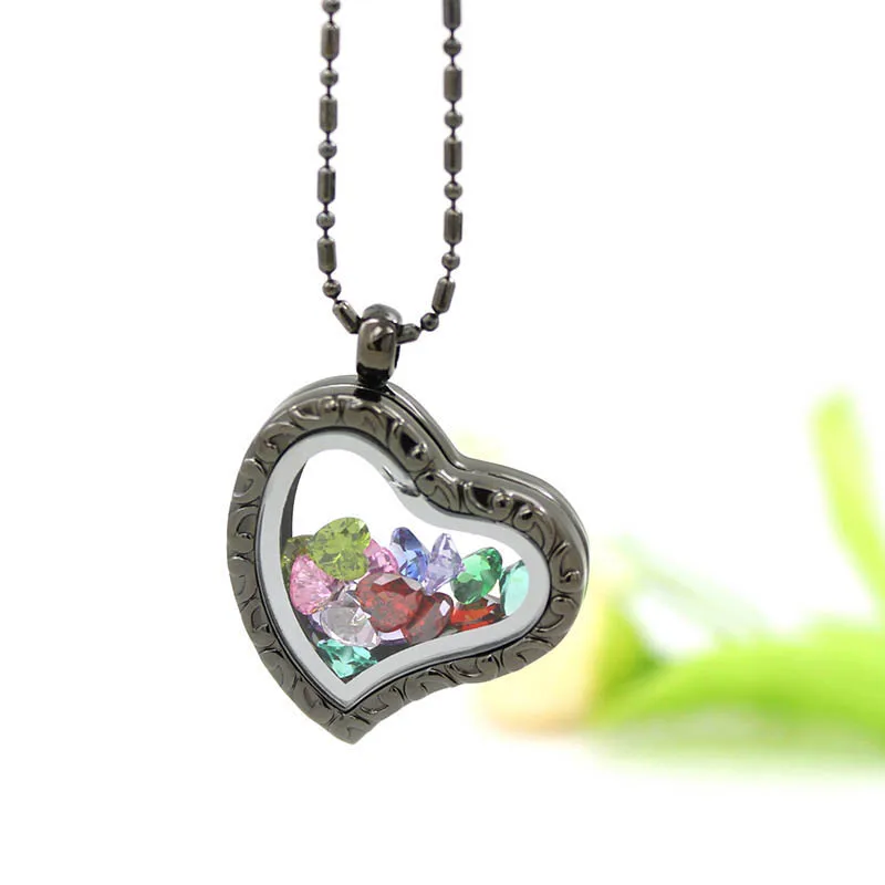 Diylocket оптовая продажа плавающая подвеска медальон в форме сердца с магнитным