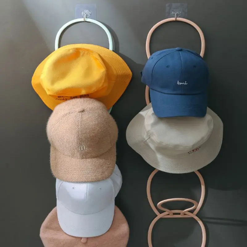 

6pcs Adjustable Organizer Back Door Hanging Baseball Cap Hat Towel Belt Storage 27RE