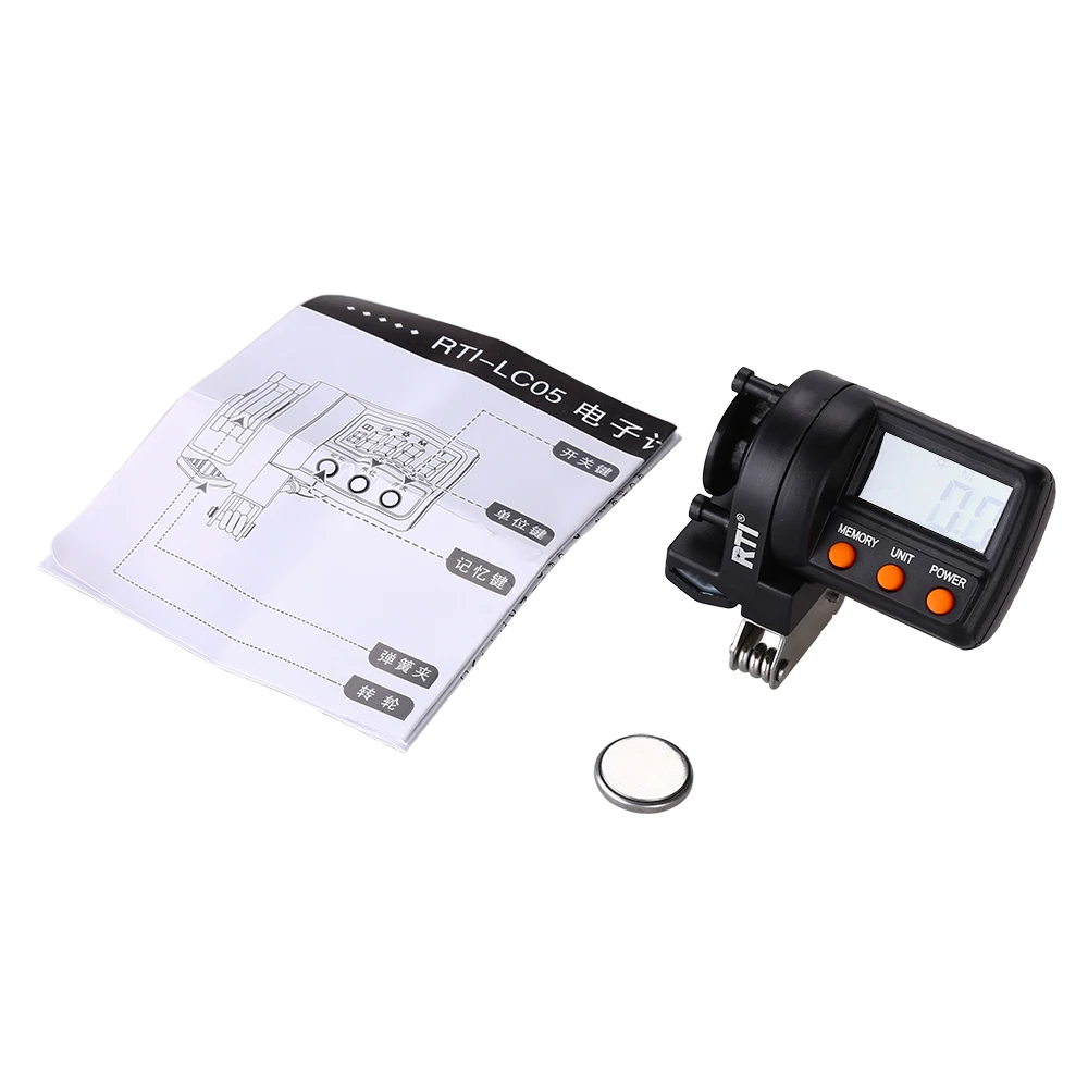 

Digital Fishing Line Length Counter Fishing Line Counter Equipped With Light Fishing Tackle Tool de pesca peche a la carpe Carp