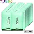 Чехол-Кошелек с блокировкой Rfid держатель для карт, Алюминиевый, держатель для карт